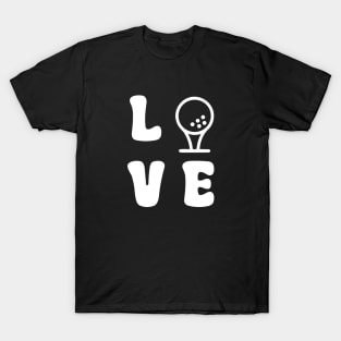 Love Golf White T-Shirt